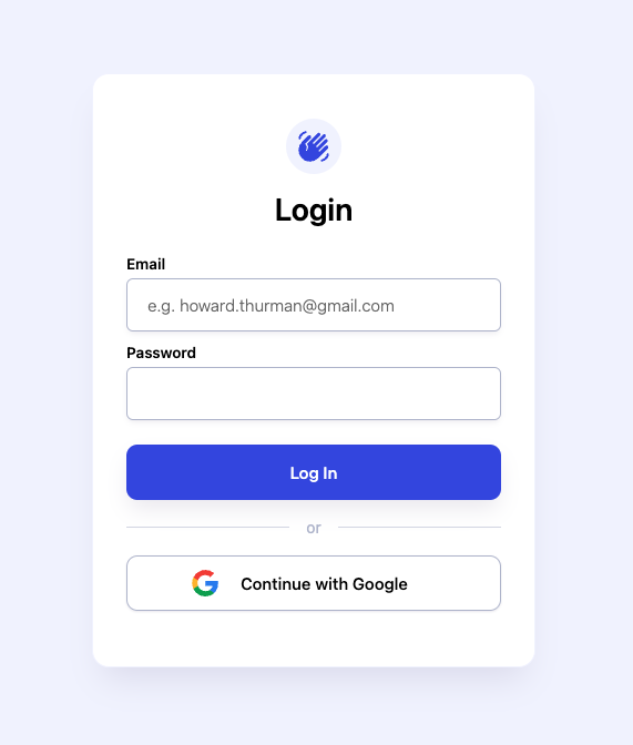 Login Form With Instant Email Validation Free flow Component
